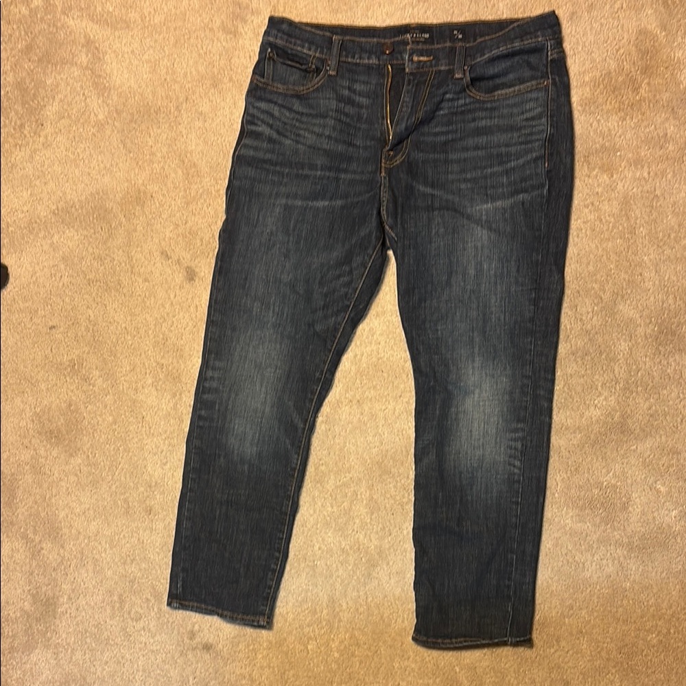 Lucky Brand Blue Athletic Slim Jeans with Vintage Look